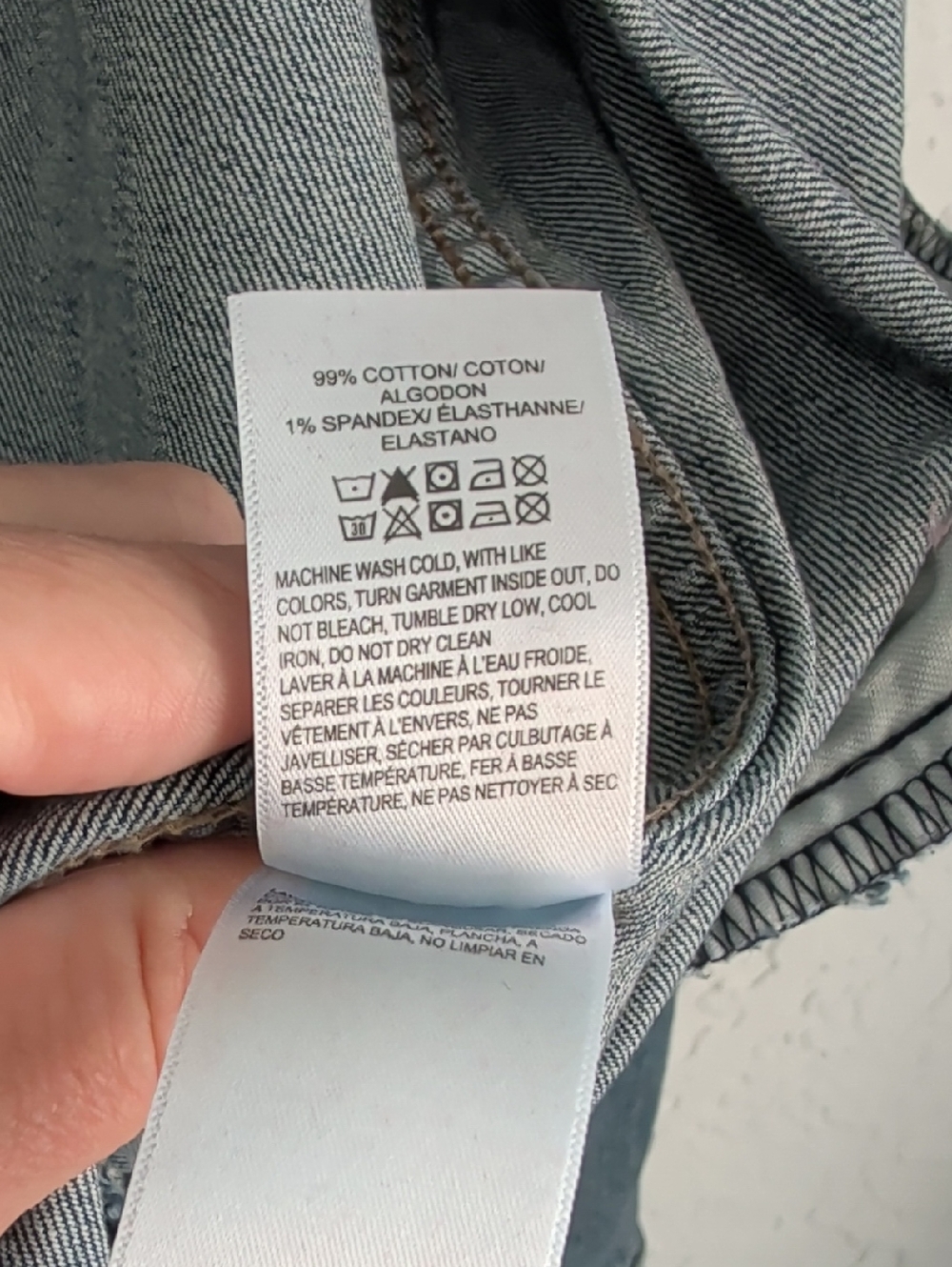 Ladies Lucky Brand Vintage Wash Blue Denim Jacket | Size XL - Picture 6 of 9